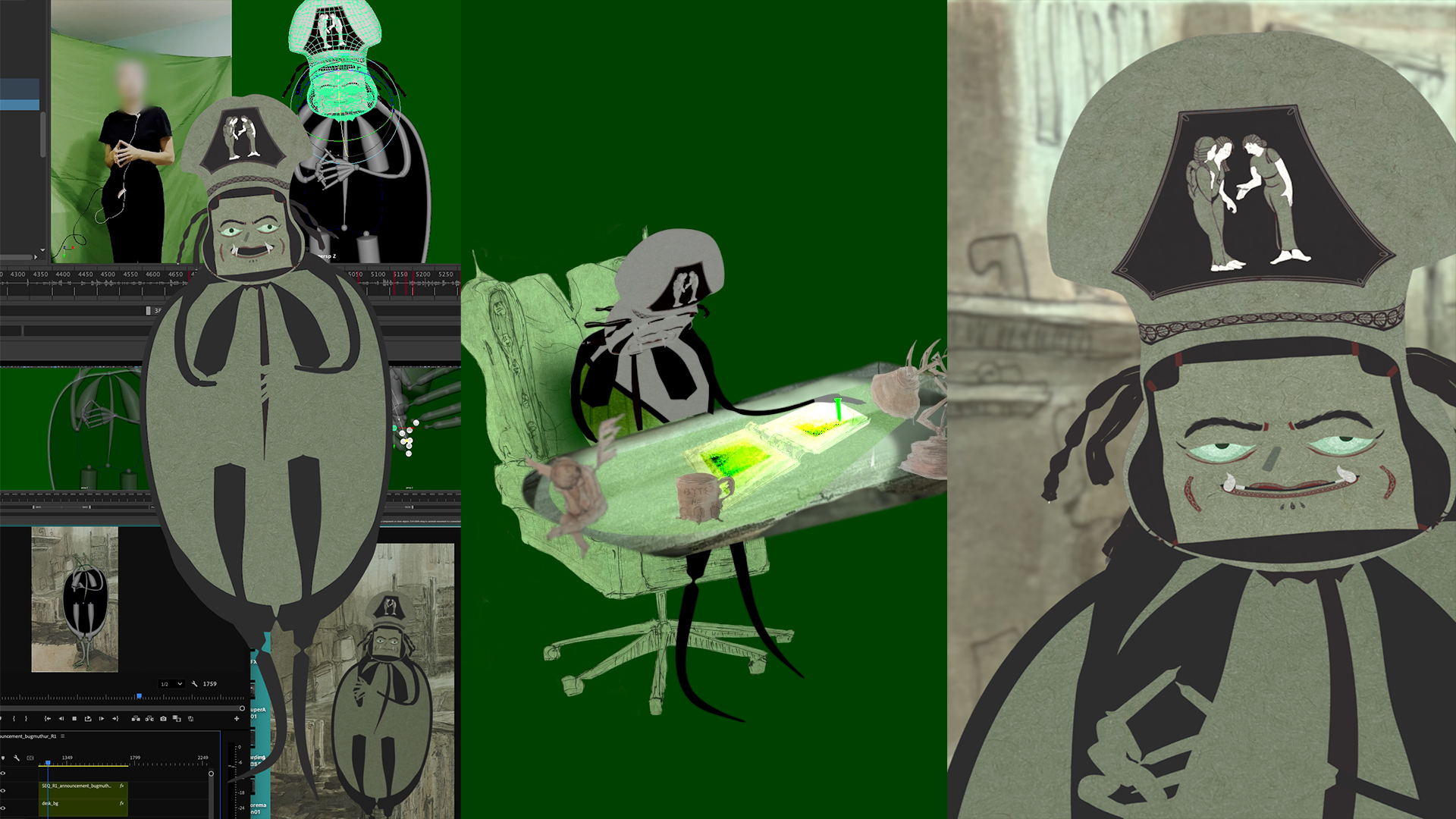 the cover images for an animation project