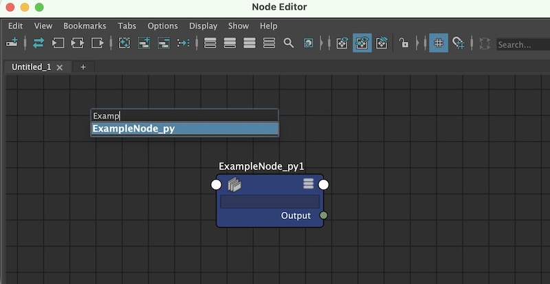 maya node editor